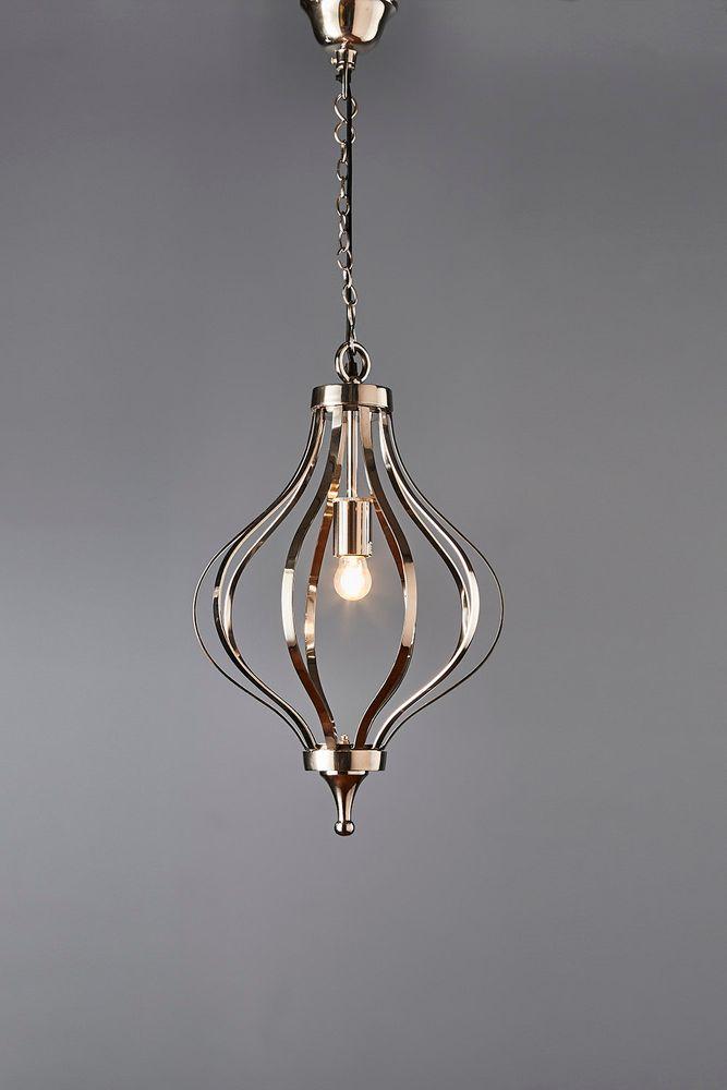 Wategos Hanging Lamp - Nickel - Modern Boho Interiors