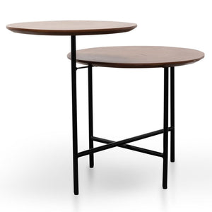 Watson Side Table - Walnut - Modern Boho Interiors