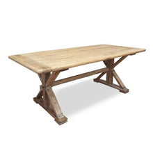 Load image into Gallery viewer, Winston Dining Table 1.98M - Rustic Natural - Modern Boho Interiors