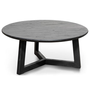 Zach Coffee Table 1m - Black - Modern Boho Interiors