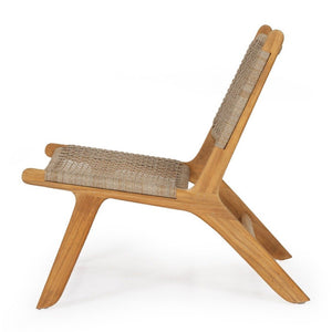 Zen Accent Chair - Washed Grey - Modern Boho Interiors