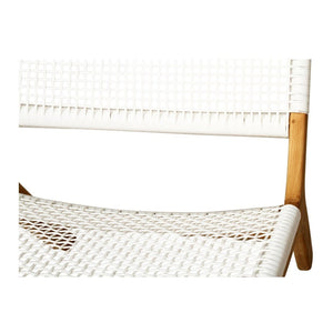 Zen Accent Chair - White - Modern Boho Interiors