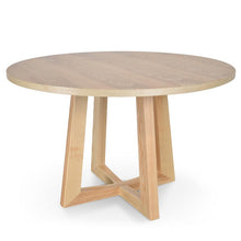 Load image into Gallery viewer, Zodiac Round Dining Table 1.2m - Natural - Modern Boho Interiors
