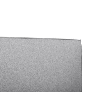 Zoe Queen Bed Frame - Pearl Grey Fabric - Modern Boho Interiors